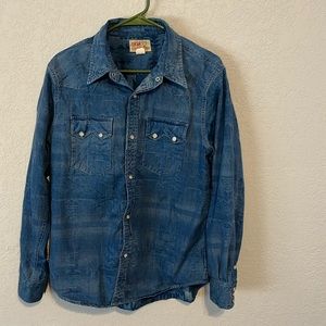 Double RL Western Pearl Snap